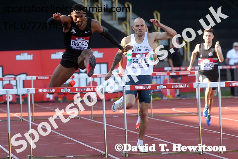 Mens 400 metres hurdles, 2019 Muller British Championships, Alexander Stadium, Birmingham. Photo: David T. Hewitson/Sports for All Pics